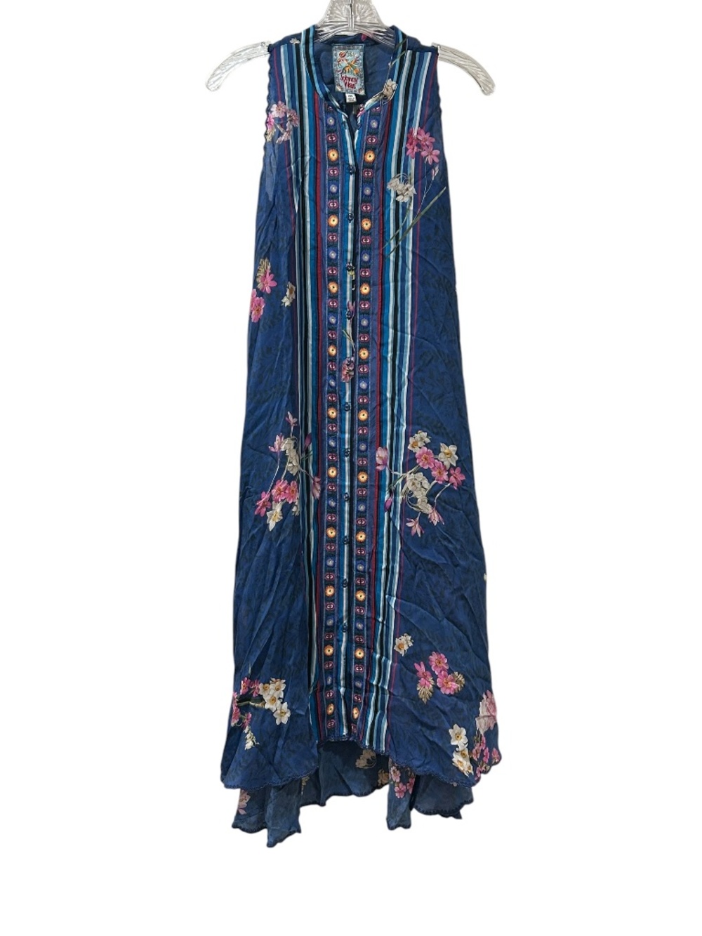 Johnny Was Maxi Dress Women's Size XSP Extra Small Petite XS